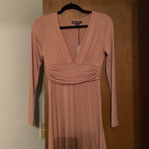 Mauve maxi dress